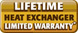 Lifetime Heat Exchanger Limited Warranty